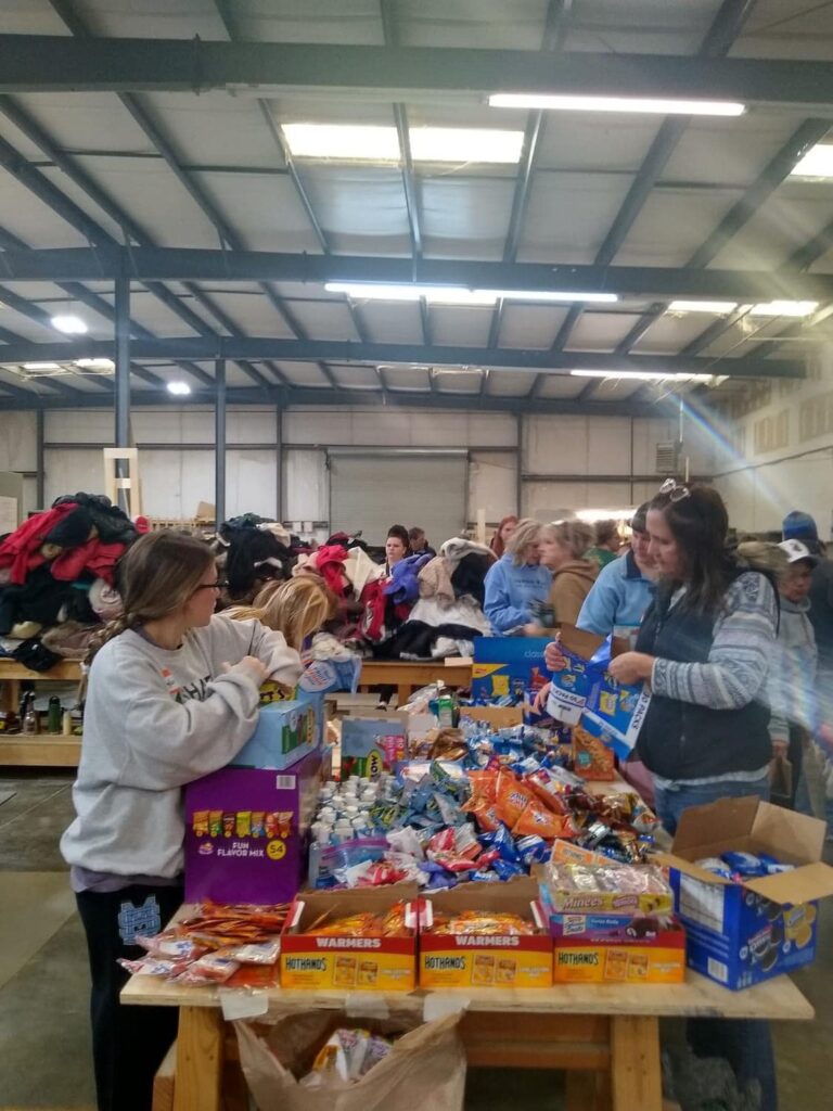 Collecting for people affected by homelessness