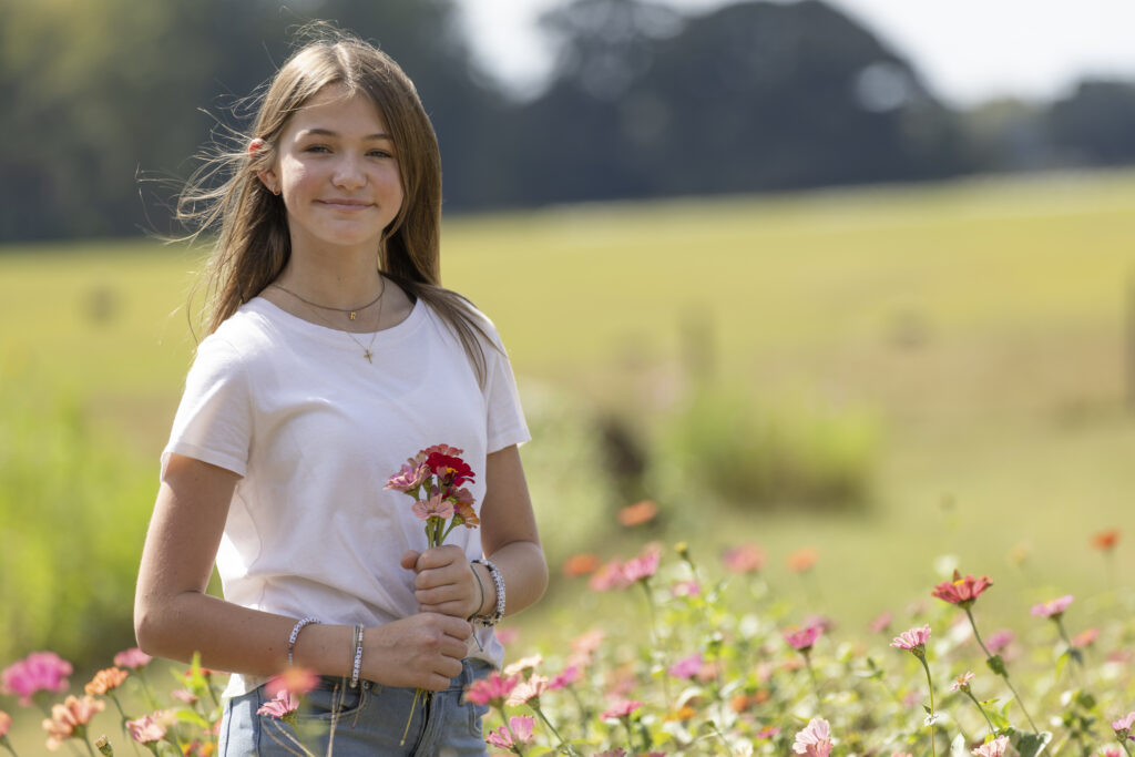 Confident tween portrait celebrating inner strength. Tween Empowerment Photography Cedar Hill Studio