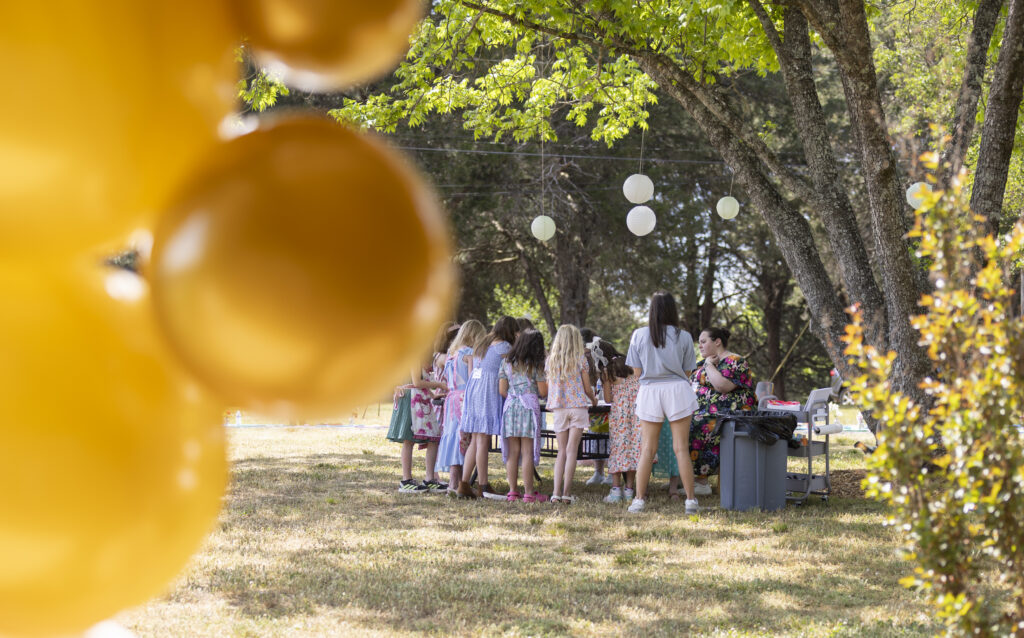 GIrls 9-12 years old at Tween Empowerment Event Cedar Hill Studio and Flower Farm, Brooks, GA 
